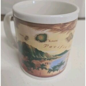 The Sandwich Islands Coffee Cup Mug Island Chain  #24081‎ Hawaii Maui Pacific